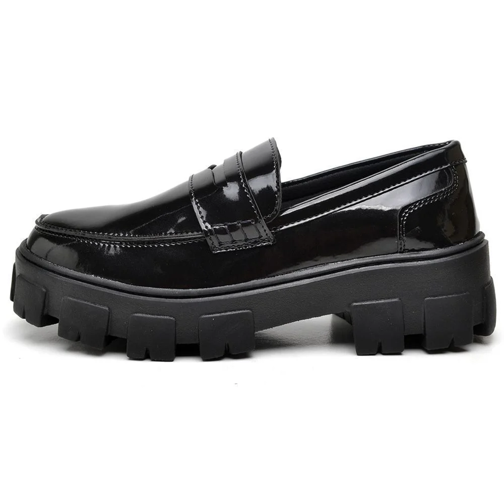 Sapato Mocassim Feminino DUBUY 1404FG Preto 4