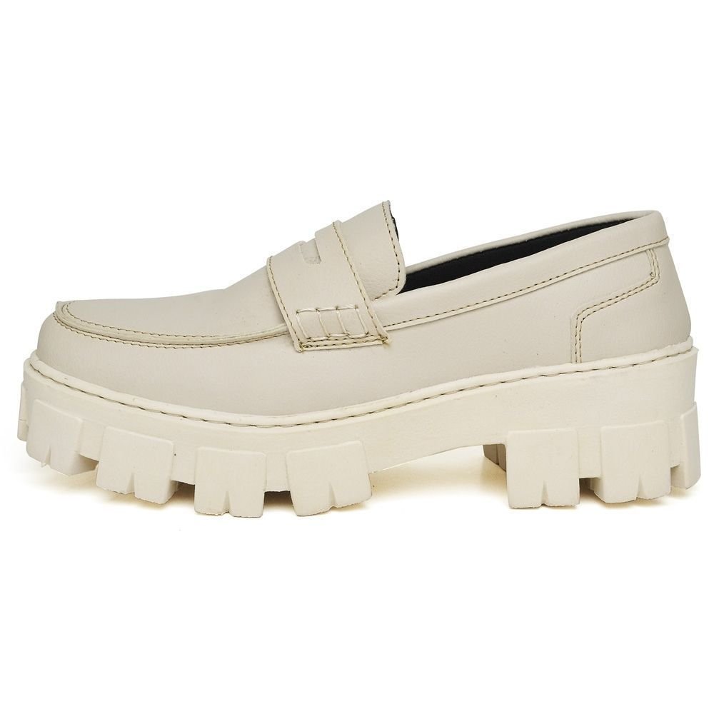 Sapato Mocassim Feminino DUBUY 1404FG Off White 4