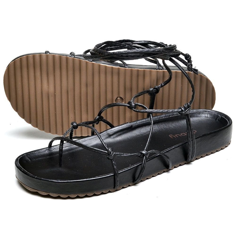 Sandália Rasteira Feminina Papete DUBUY 2040FG 4