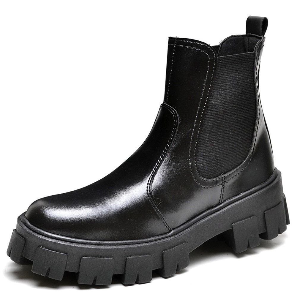 Bota Coturno Feminino Cano Curto Tratorada DUBUY 1504FG Preto 3