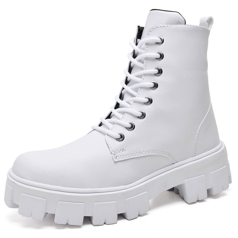 Bota Coturno Feminina Tratorada DUBUY 1104FG Branco 3