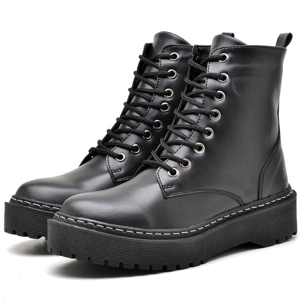 Bota Coturno Feminino Tratorada DUBUY 1105FG Preto 1