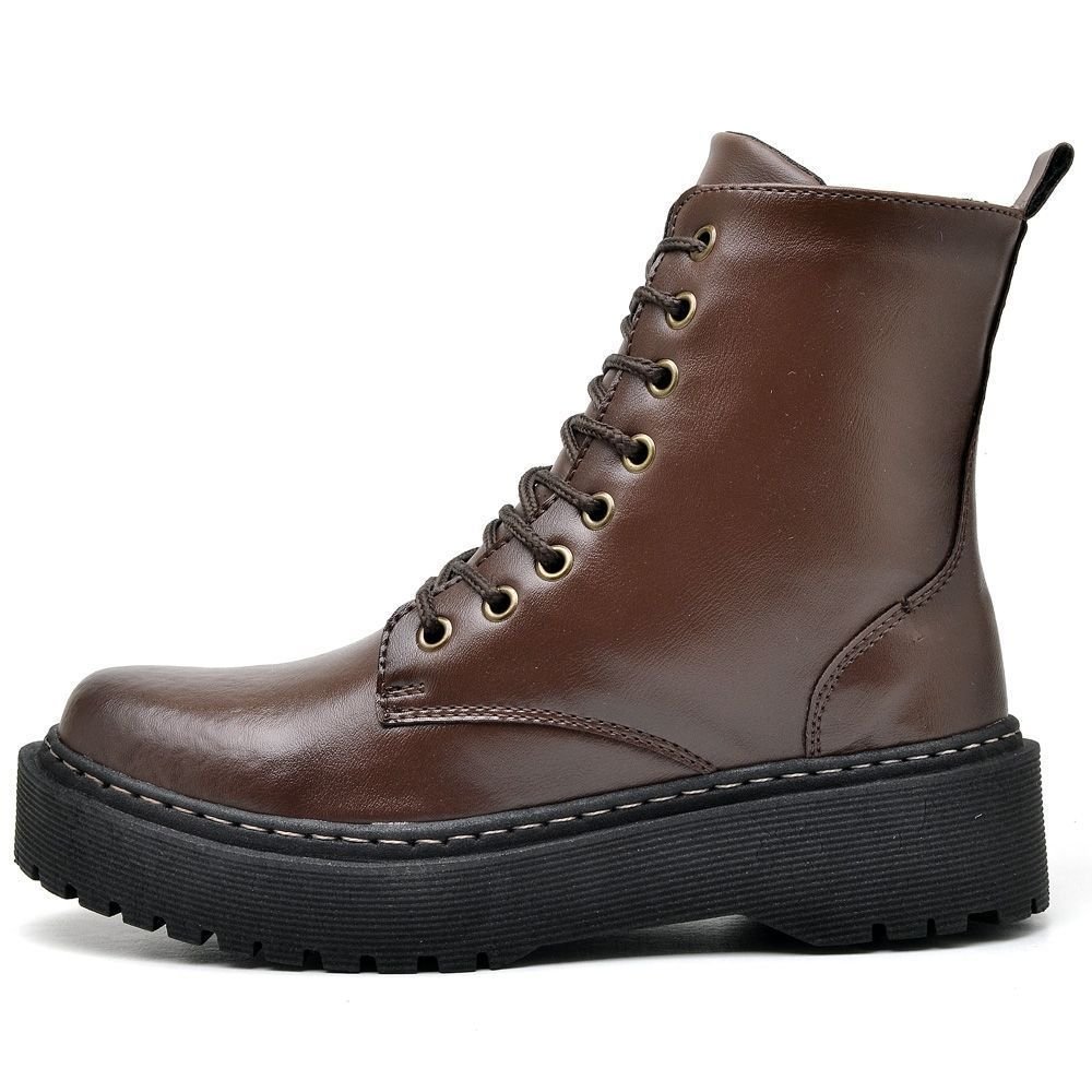 Bota Coturno Feminino Tratorada DUBUY 1105FG Marrom 4