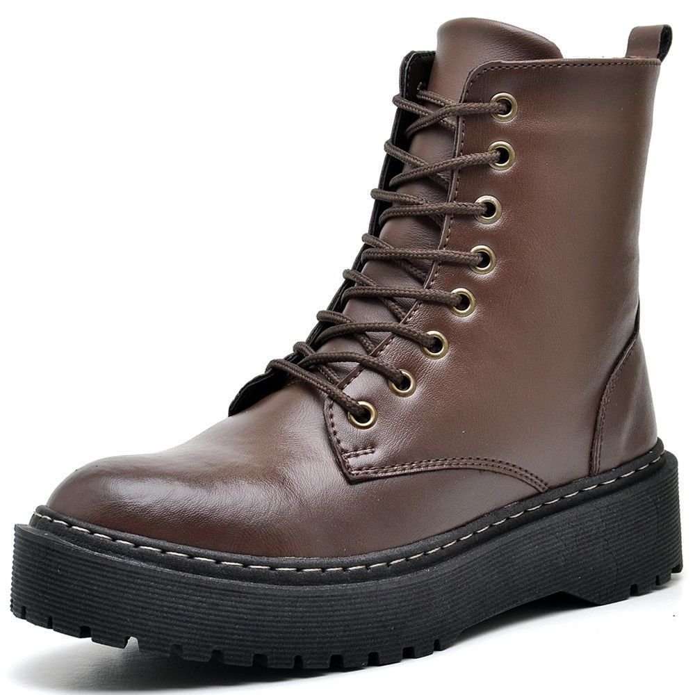 Bota Coturno Feminino Tratorada DUBUY 1105FG Marrom 3
