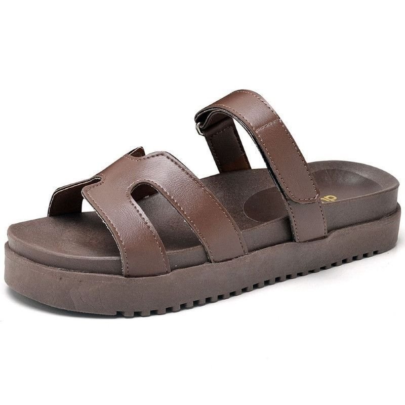 Sandália Papete Feminina DUBUY 2054FG Marrom 3