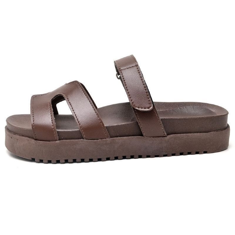 Sandália Papete Feminina DUBUY 2054FG Marrom 4