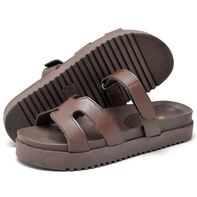 Sandália Papete Feminina DUBUY 2054FG Marrom 5