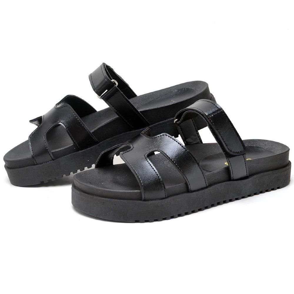 Sandália Papete Feminina DUBUY 2054FG Preto 2