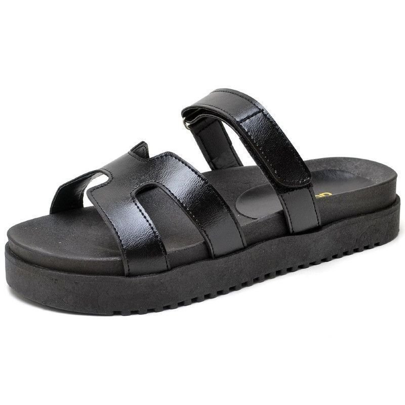 Sandália Papete Feminina DUBUY 2054FG Preto 3