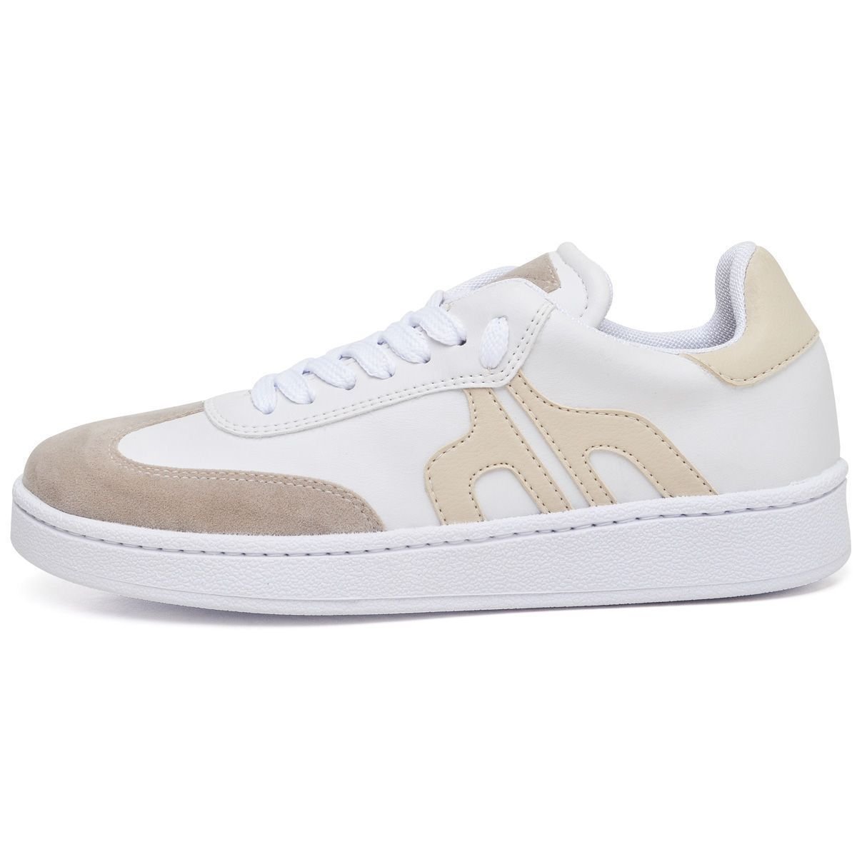 Tênis Feminino Sneacker Street DUBUY 032FG Branco/Bege 3