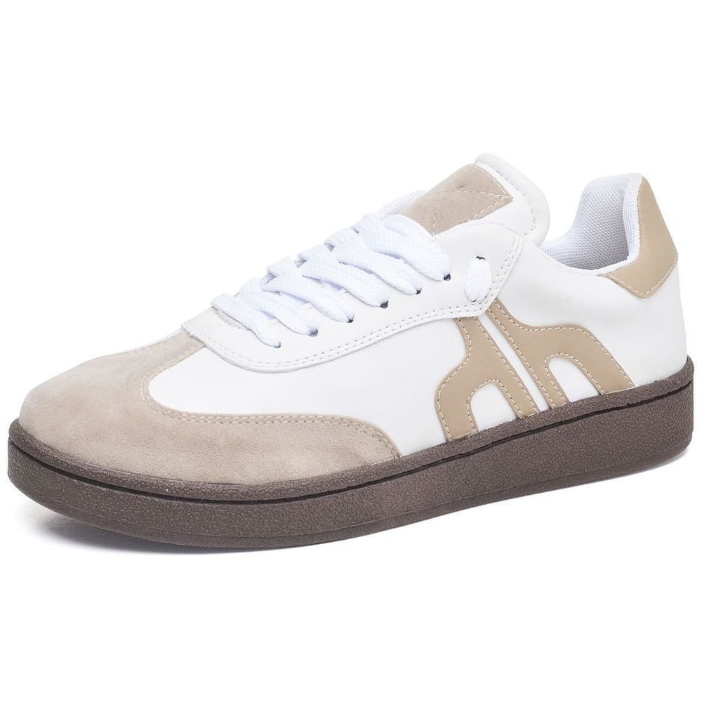 Tênis Feminino Sneacker Street DUBUY 033FG Branco/Bege 2