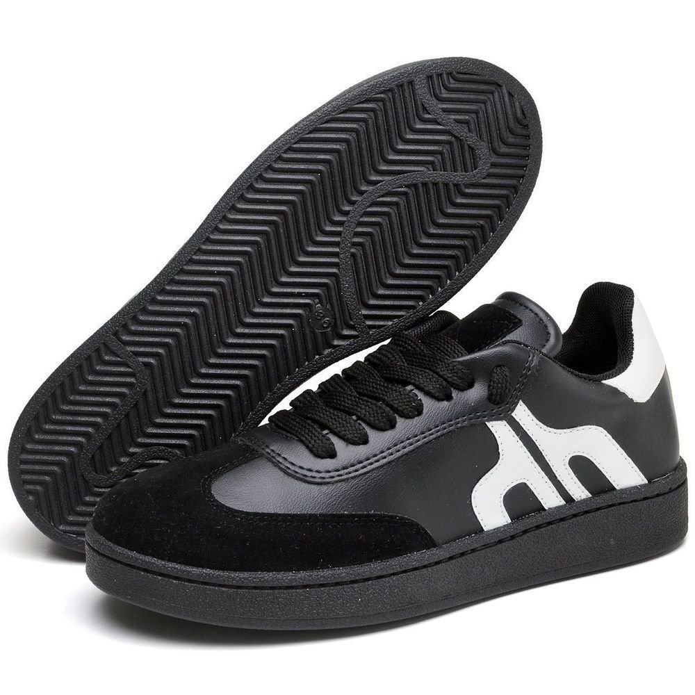 Tênis Feminino Sneacker Street DUBUY 033FG Preto/Branco 4