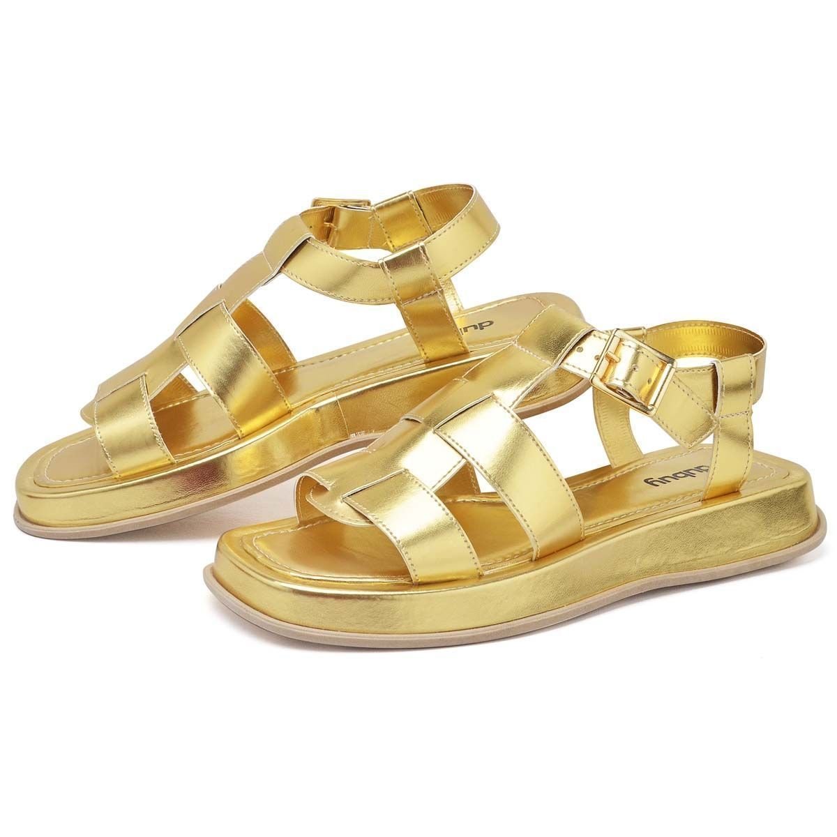Sandália DUBUY DORA Feminino Dourado 2