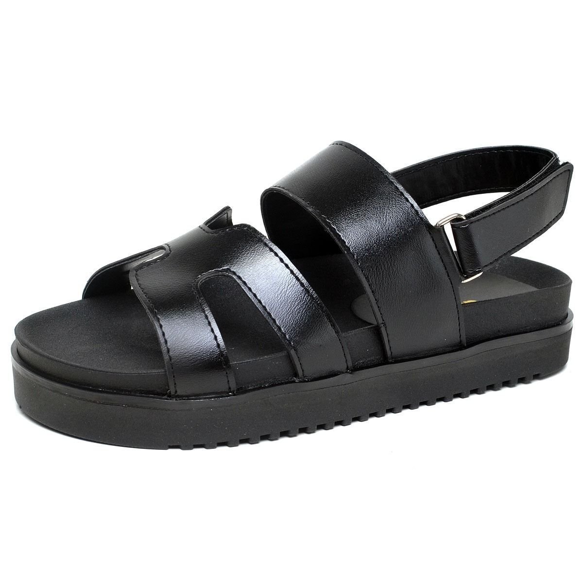 Sandália Papete Feminina DUBUY 2058FG Preto 3