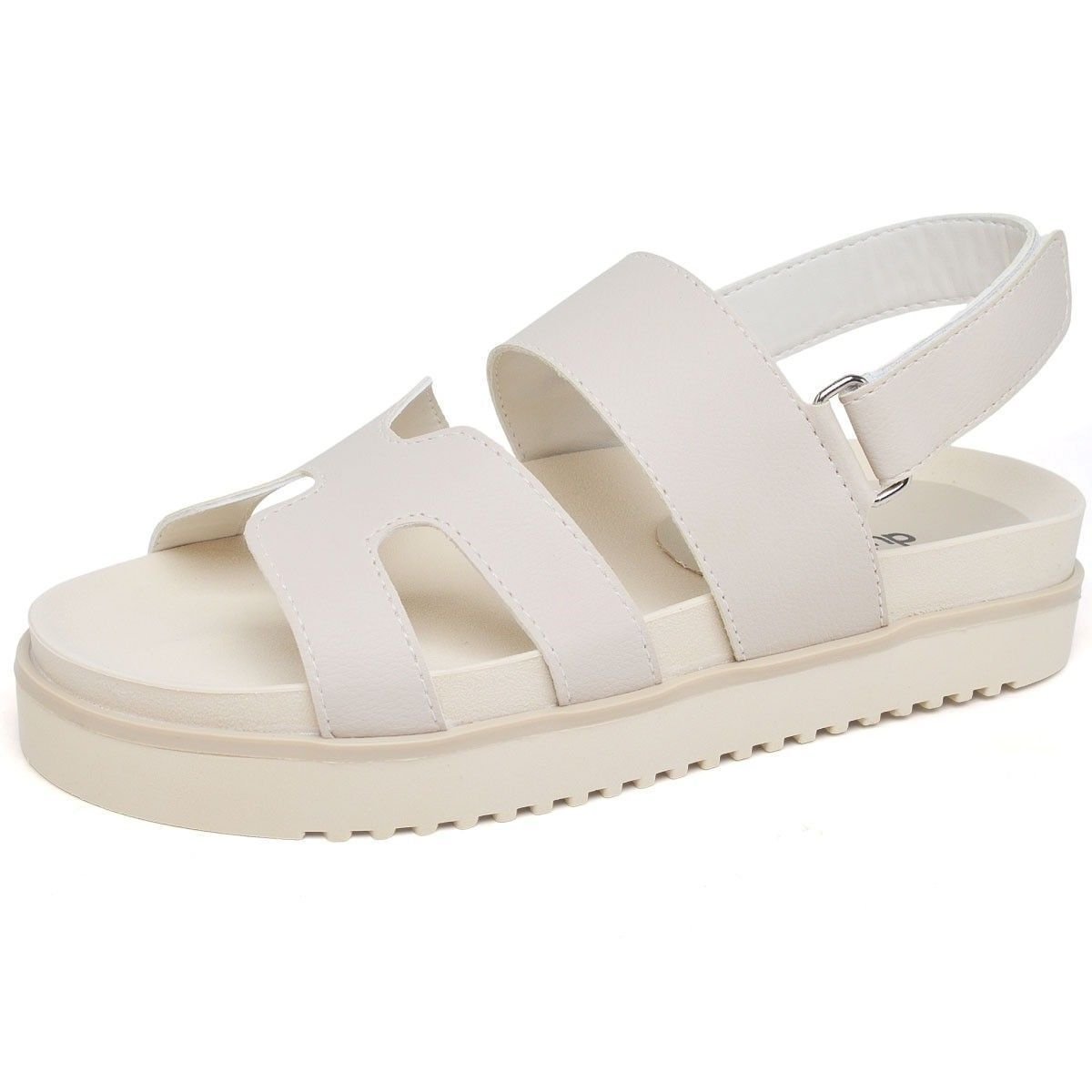 Sandália Papete Feminina DUBUY 2058FG Off White 3