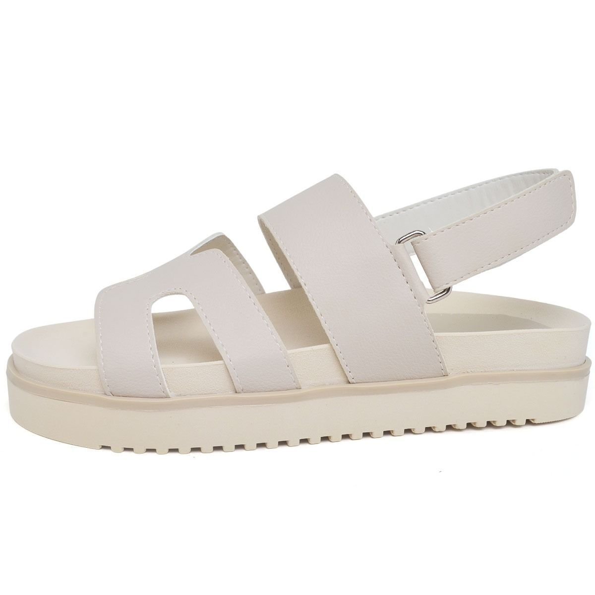 Sandália Papete Feminina DUBUY 2058FG Off White 4