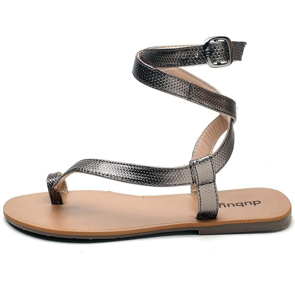 Rasteira Feminina DUBUY 2033FG Cinza 3