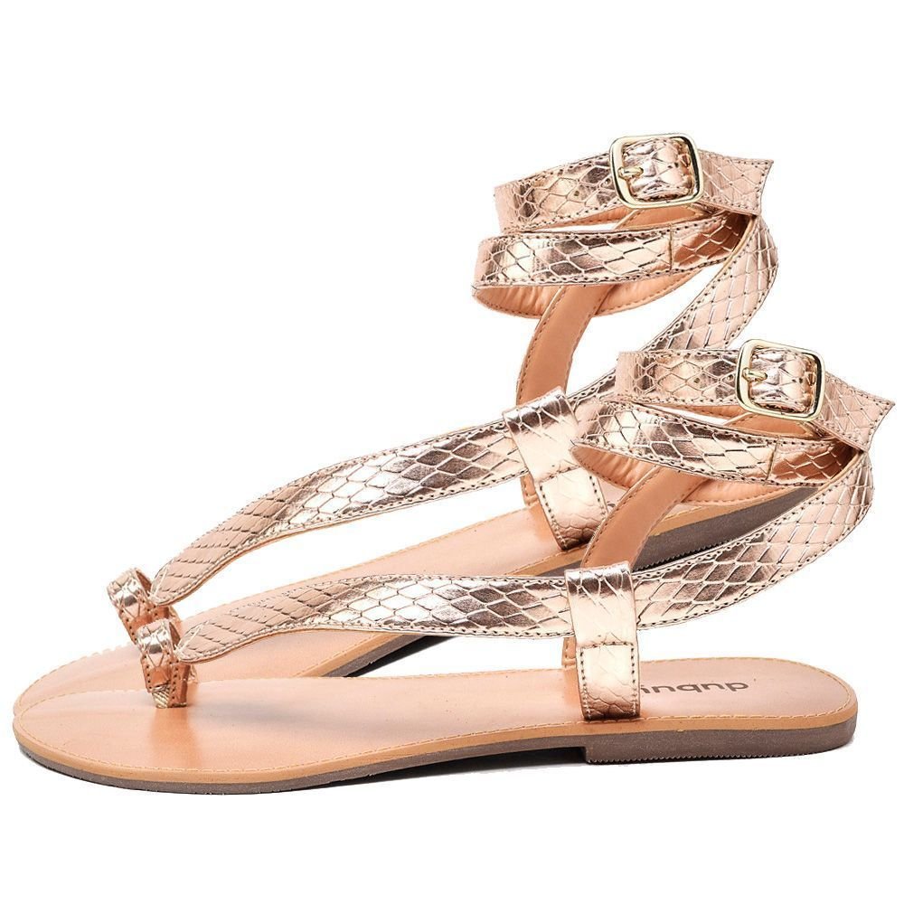 Rasteira Feminina DUBUY 2033FG Dourado 2