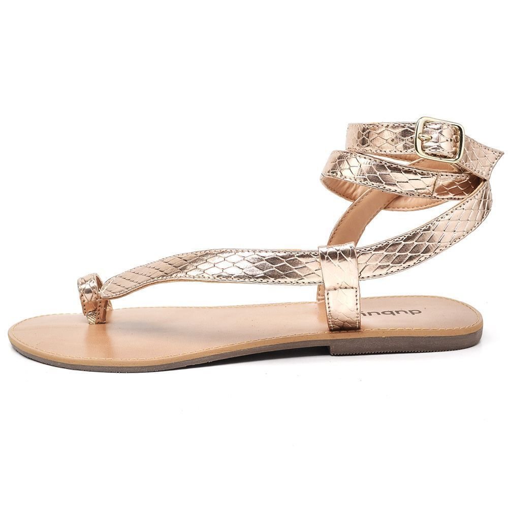 Rasteira Feminina DUBUY 2033FG Dourado 4