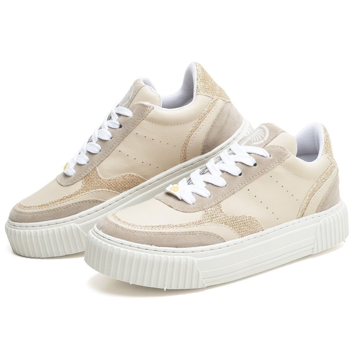 Tênis Feminino Sneacker Street DUBUY 034FG Bege 2