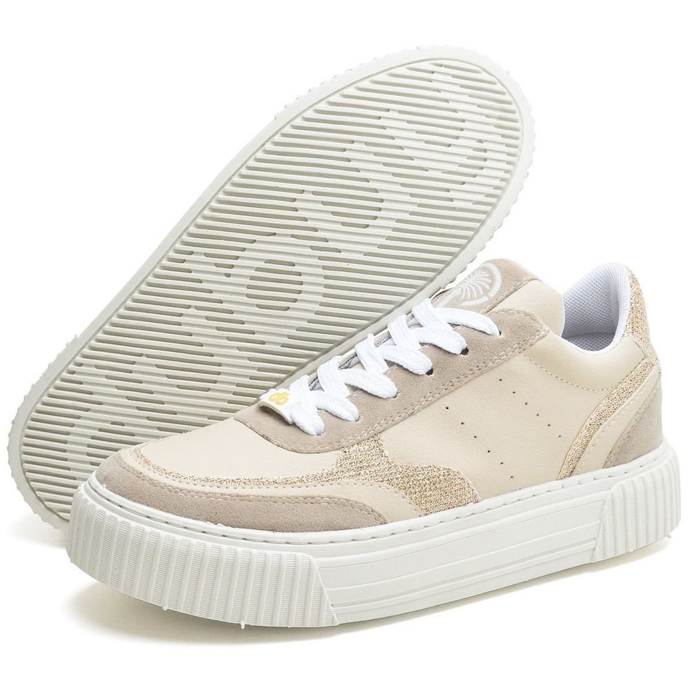 Tênis Feminino Sneacker Street DUBUY 034FG Bege 3