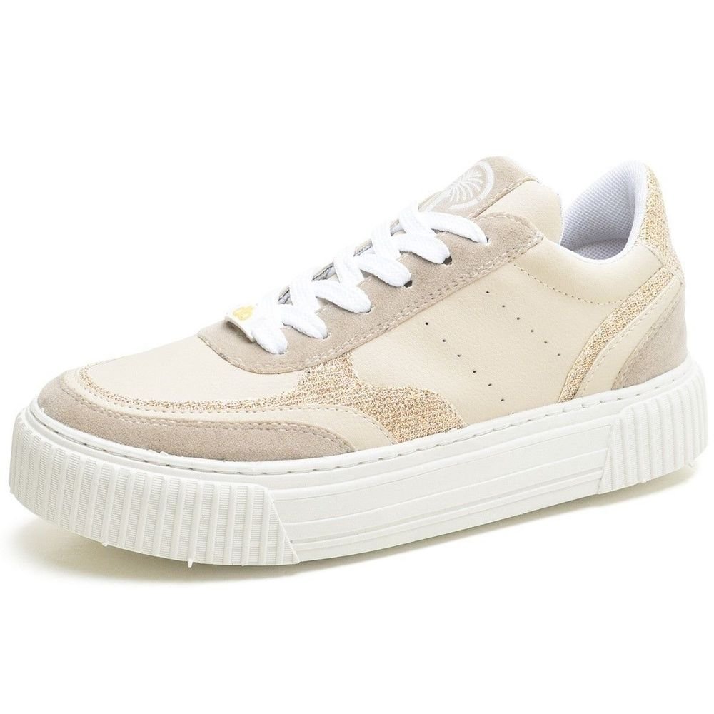 Tênis Feminino Sneacker Street DUBUY 034FG Bege 4