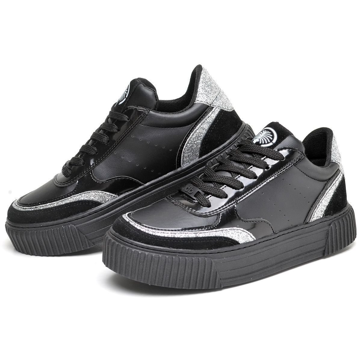 Tênis Feminino Sneacker Street DUBUY 036FG Preto 2