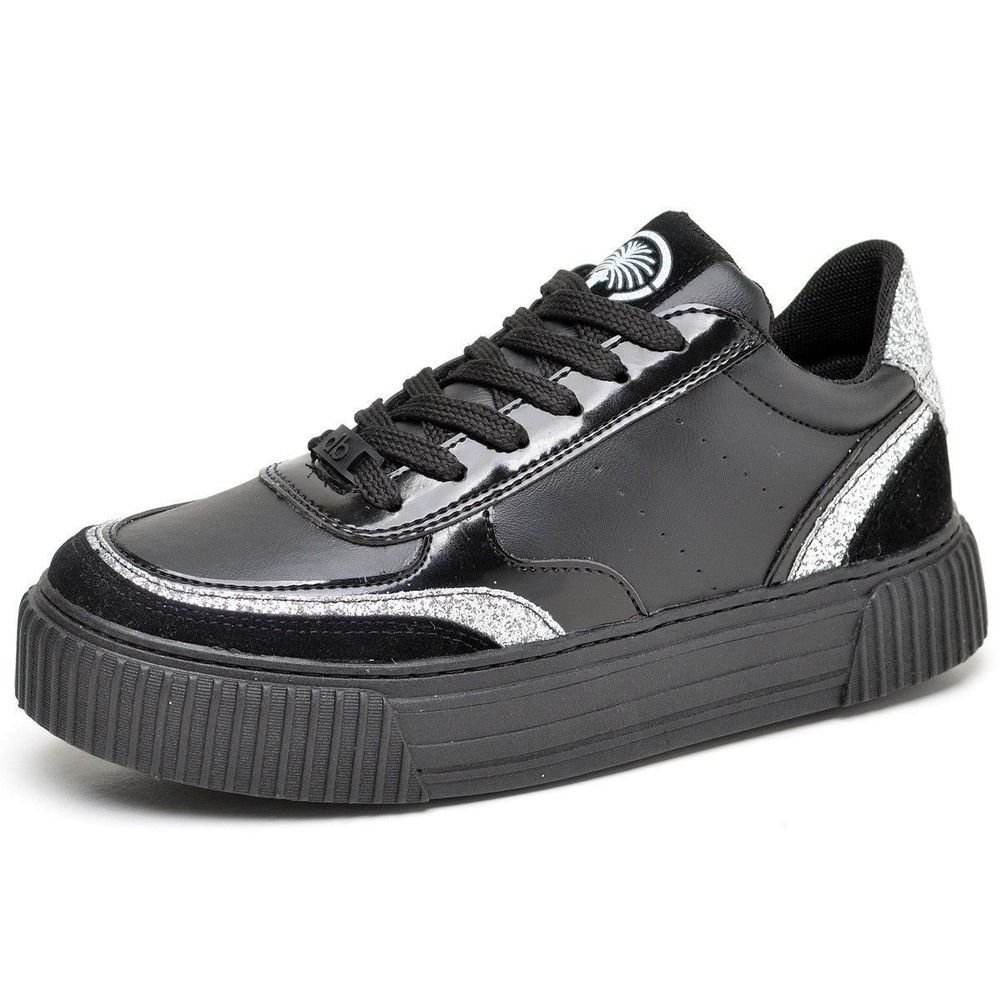 Tênis Feminino Sneacker Street DUBUY 036FG Preto 4