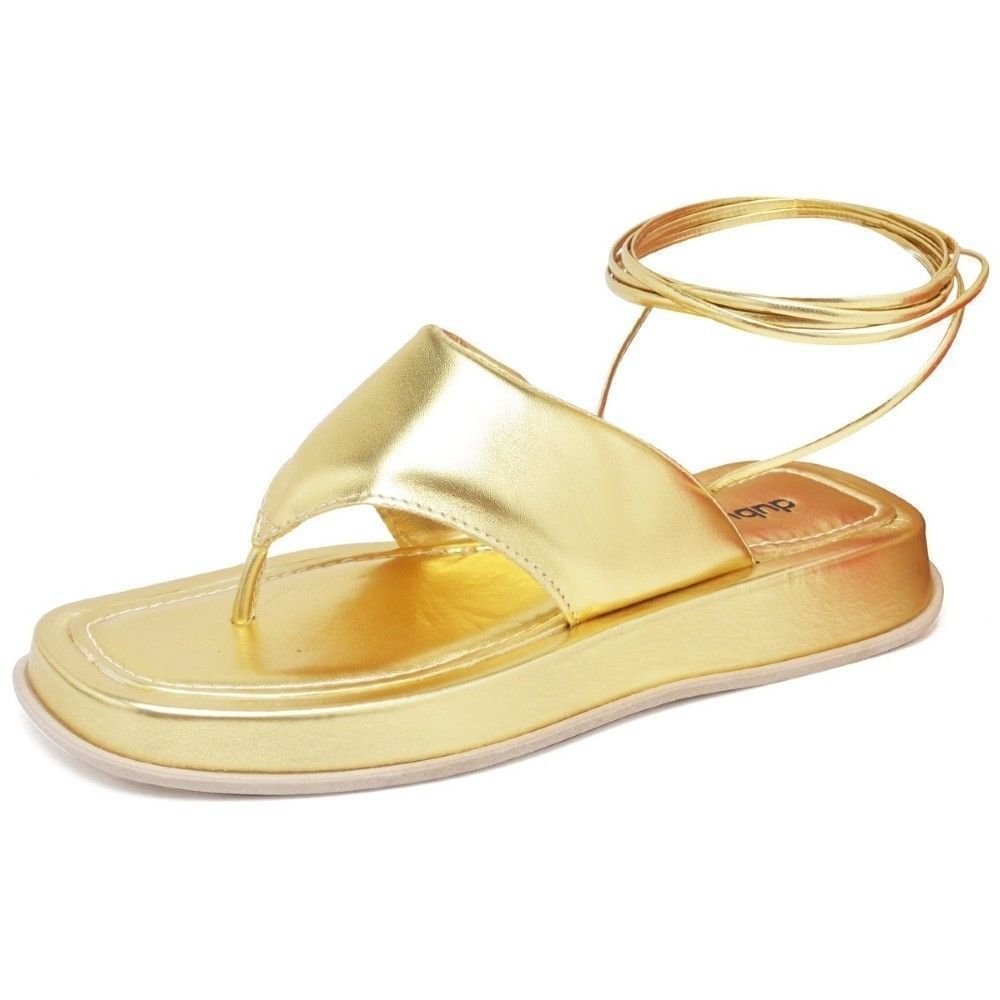 Sandália Plataforma Feminina DUBUY 2049FG Dourado 2