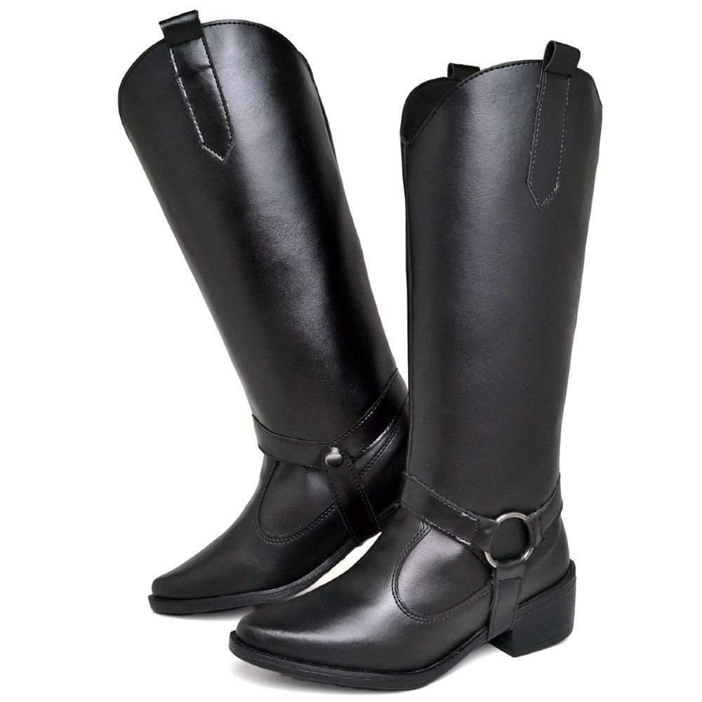 Bota Feminina Country 2 em 1 DUBUY 1706FG Preto 3