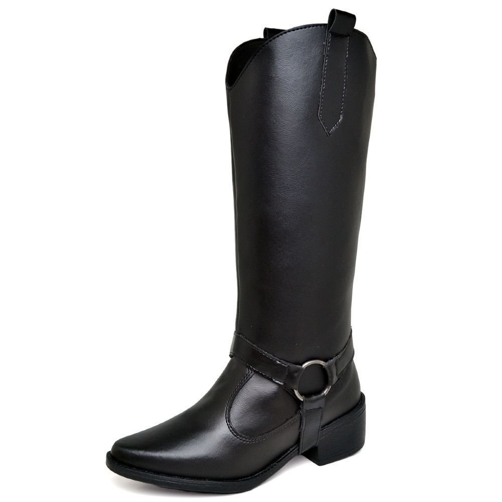 Bota Feminina Country 2 em 1 DUBUY 1706FG Preto 4