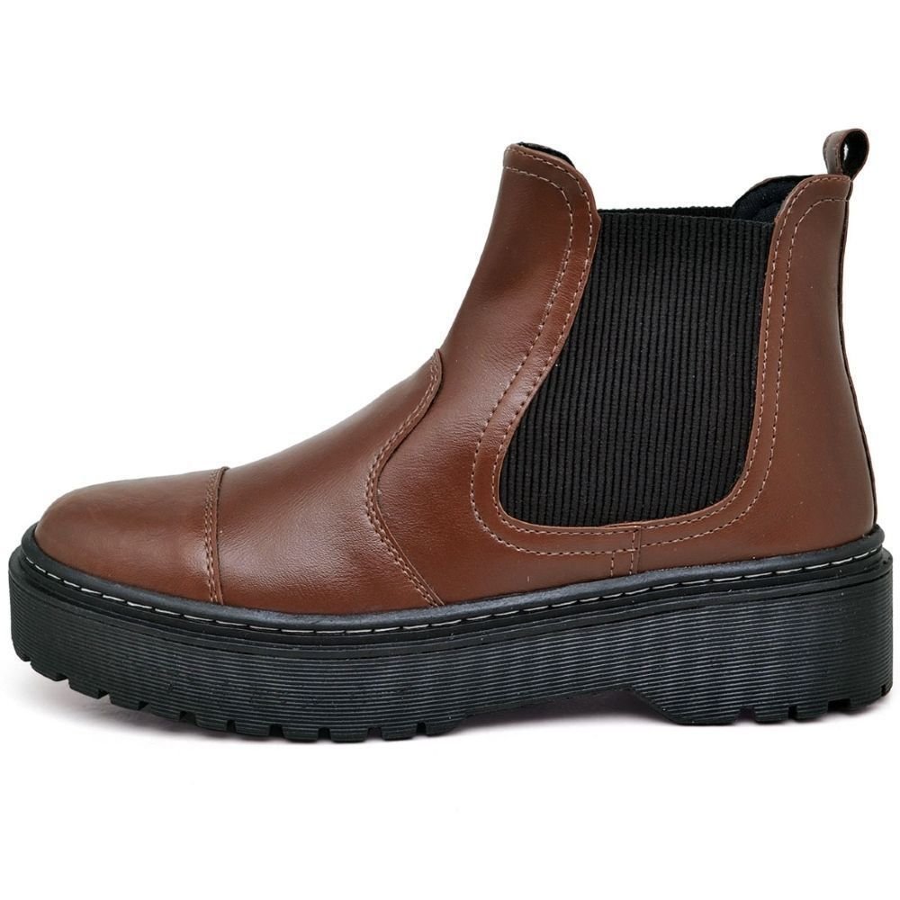 Bota Coturno Feminina Tratorada DUBUY 1508FG Marrom 4