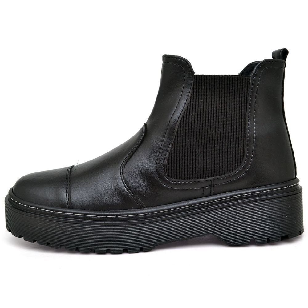 Bota Coturno Feminina Tratorada DUBUY 1508FG Preto 4