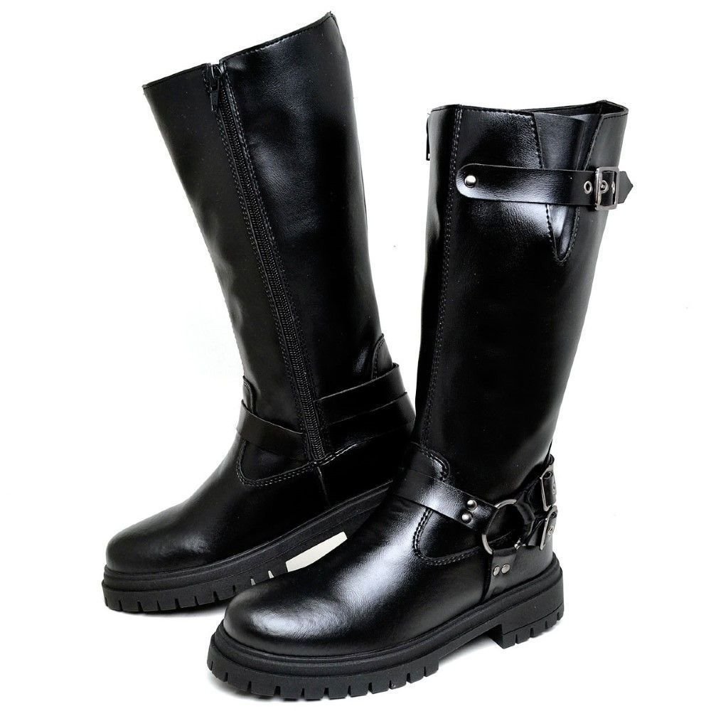 Bota Feminina Cano Alto DUBUY 1820FG Preto 2