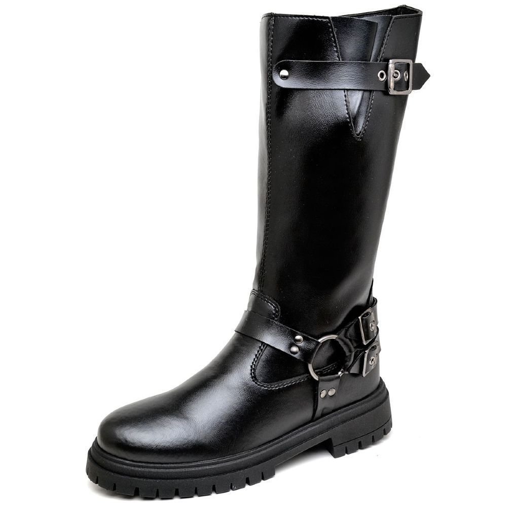 Bota Feminina Cano Alto DUBUY 1820FG Preto 3