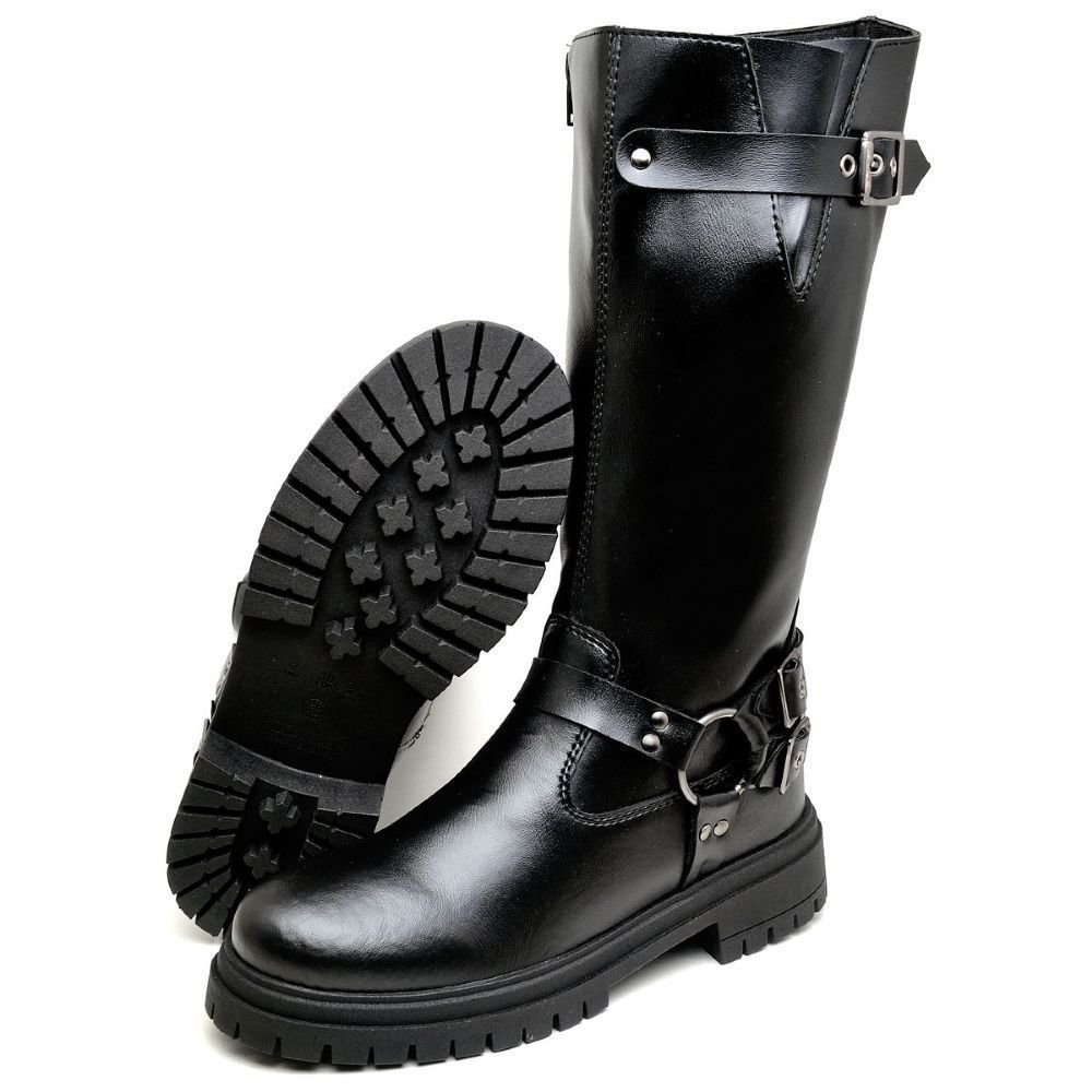 Bota Feminina Cano Alto DUBUY 1820FG Preto 5