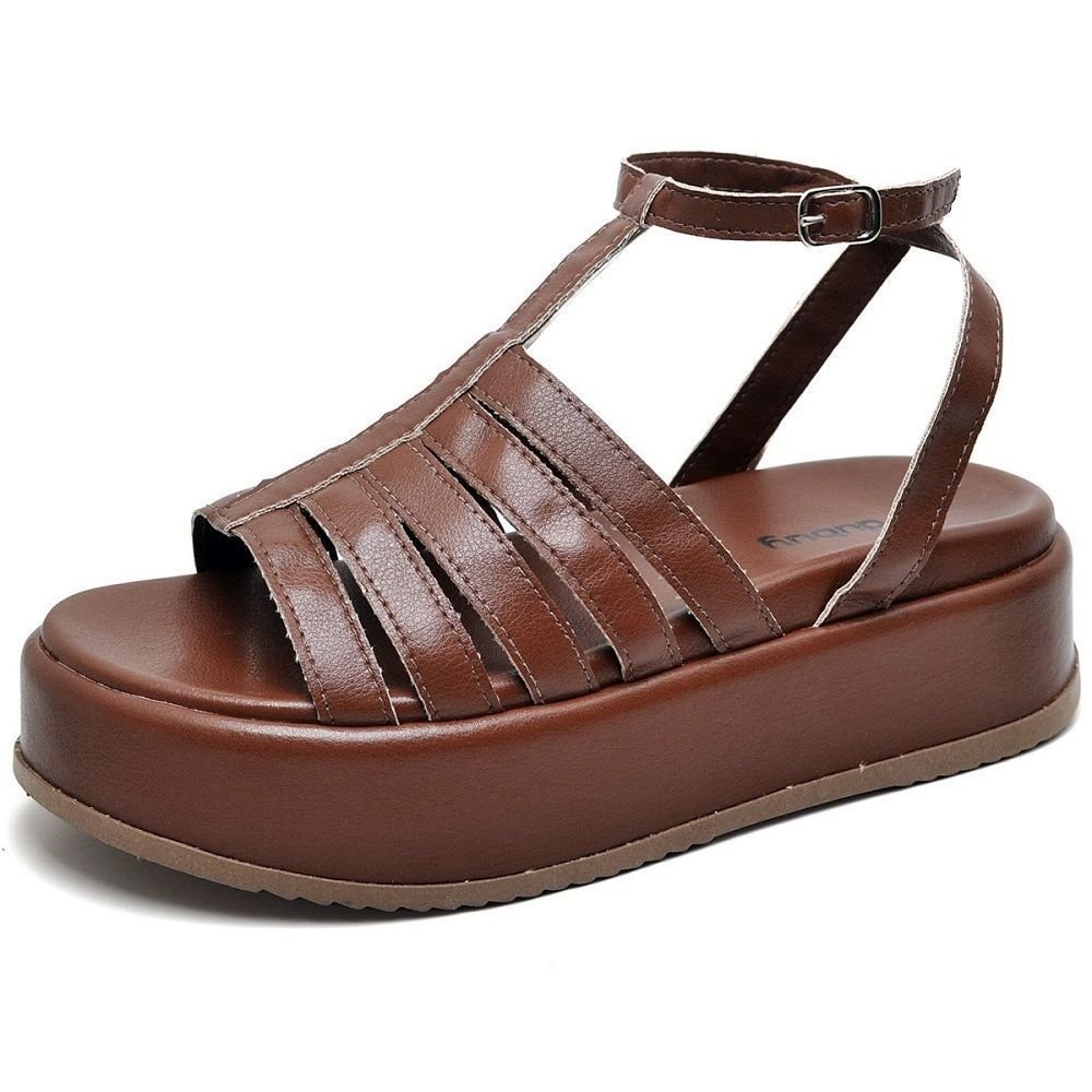 Tamanco Flatform Feminino DUBUY 2070FG Marrom 3