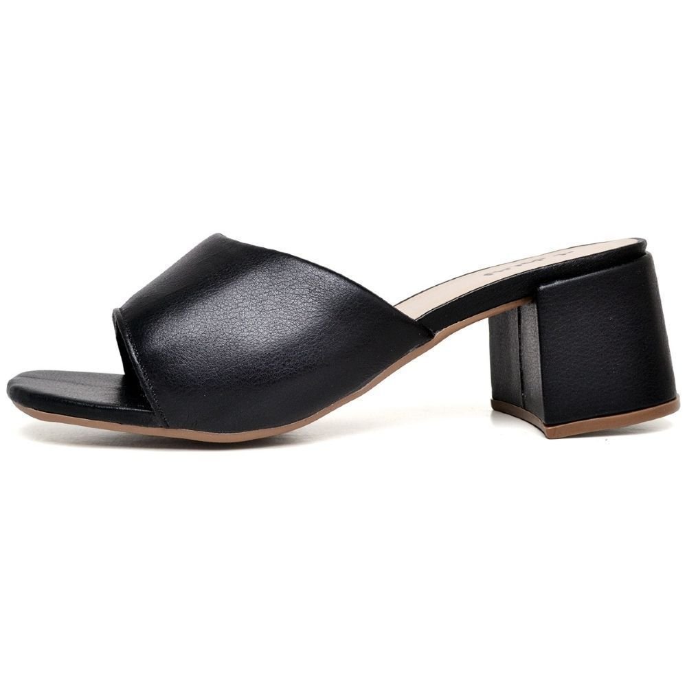 Tamanco Mule Salto Bloco DUBUY 302FG Preto 3