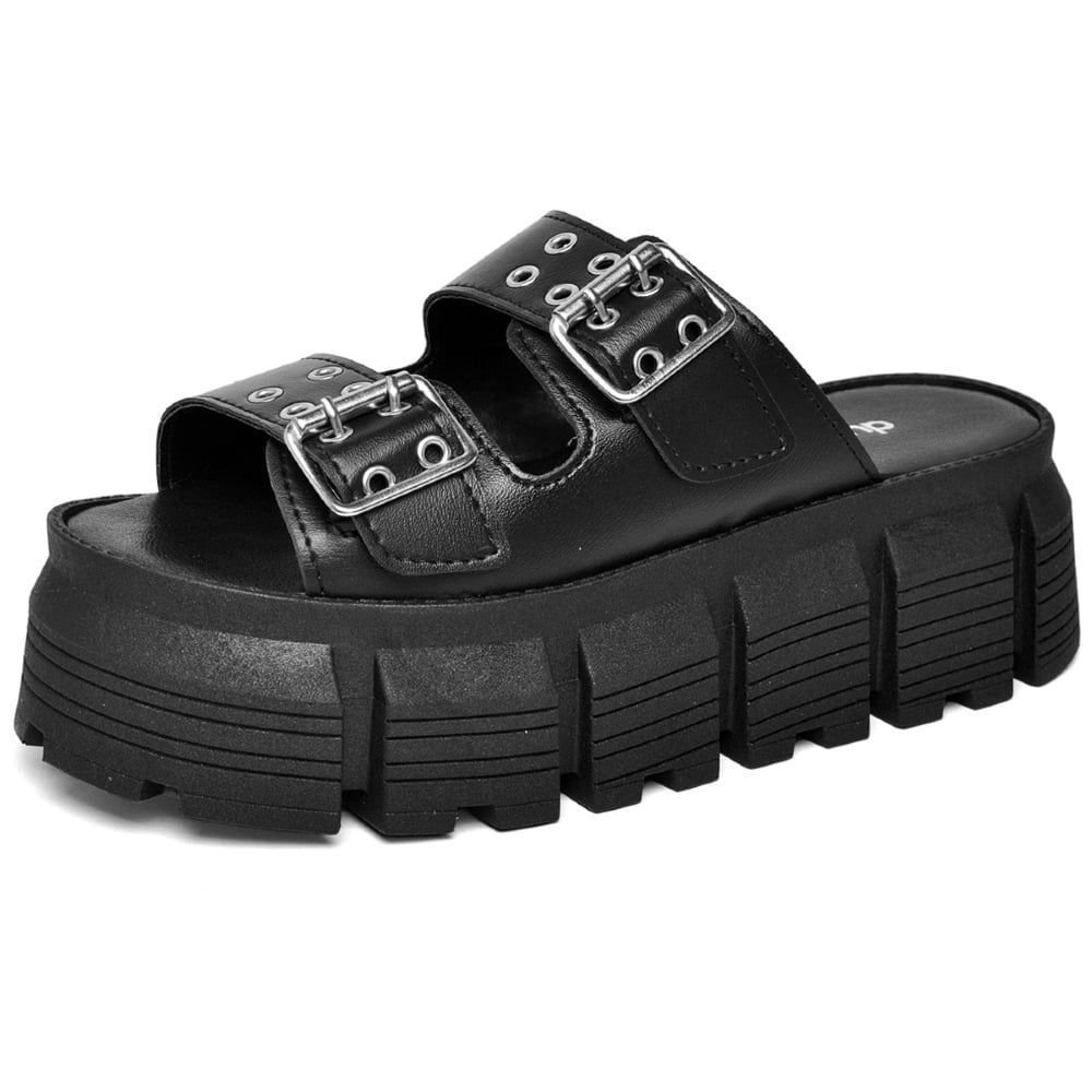 Papete Chinela Feminina DUBUY 2072FG Preto 3