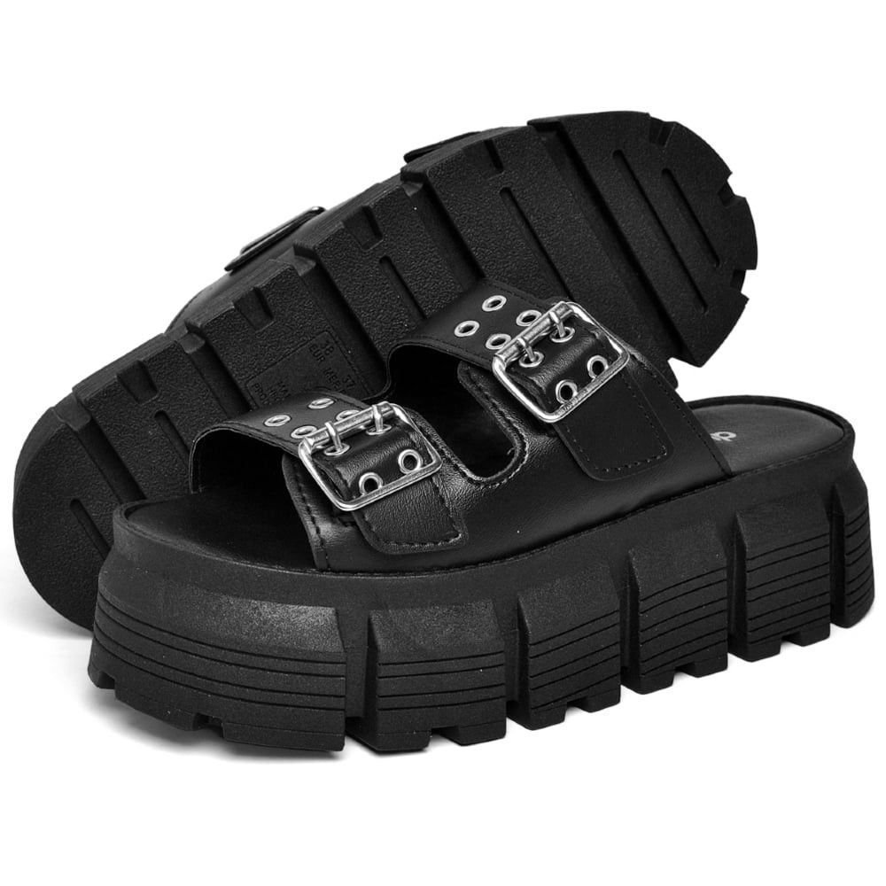 Papete Chinela Feminina DUBUY 2072FG Preto 5