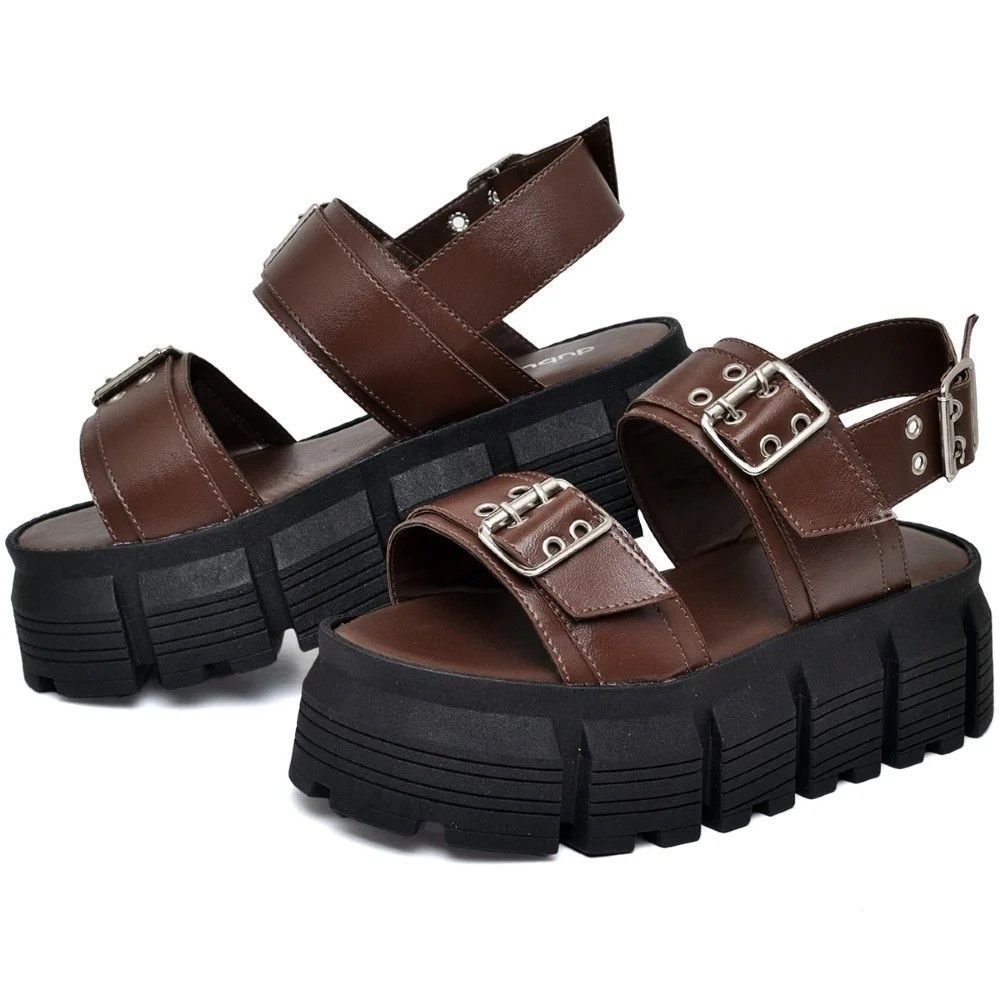 Papete Chinela Feminina DUBUY 2082FG Marrom 2