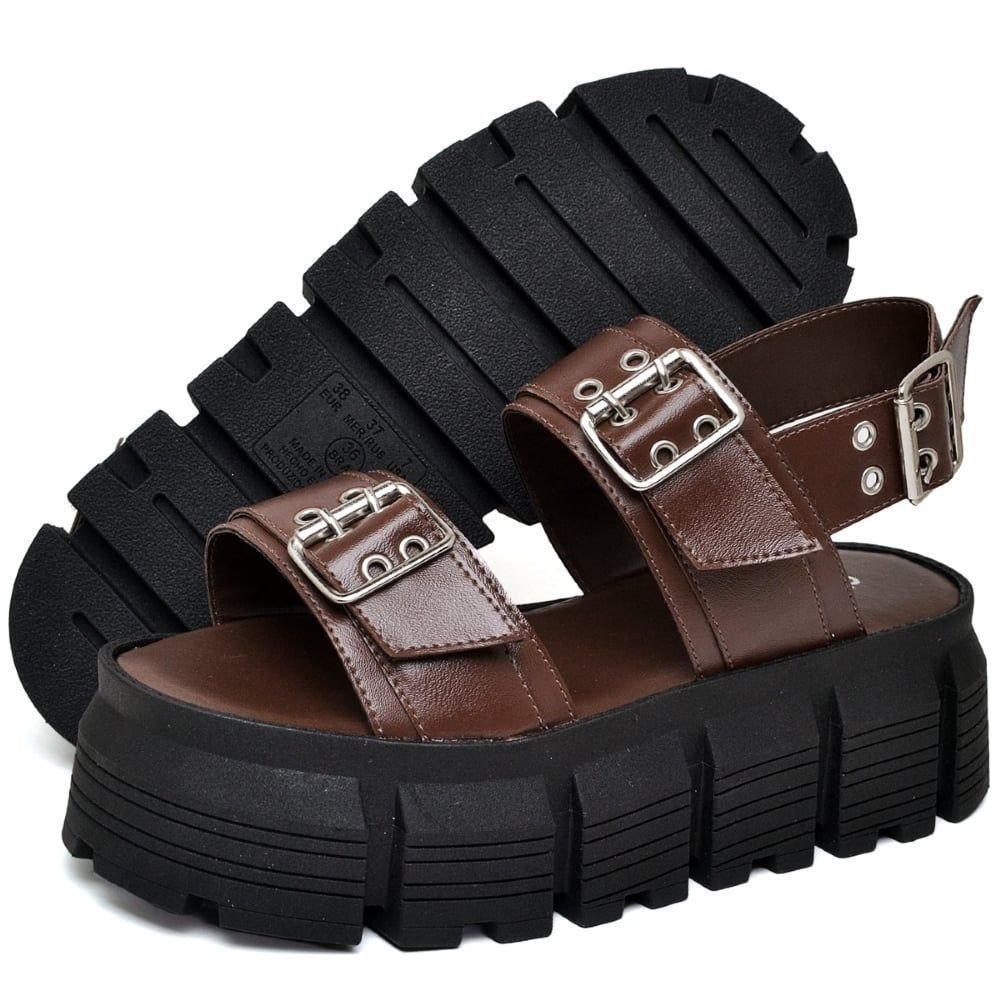 Papete Chinela Feminina DUBUY 2082FG Marrom 5