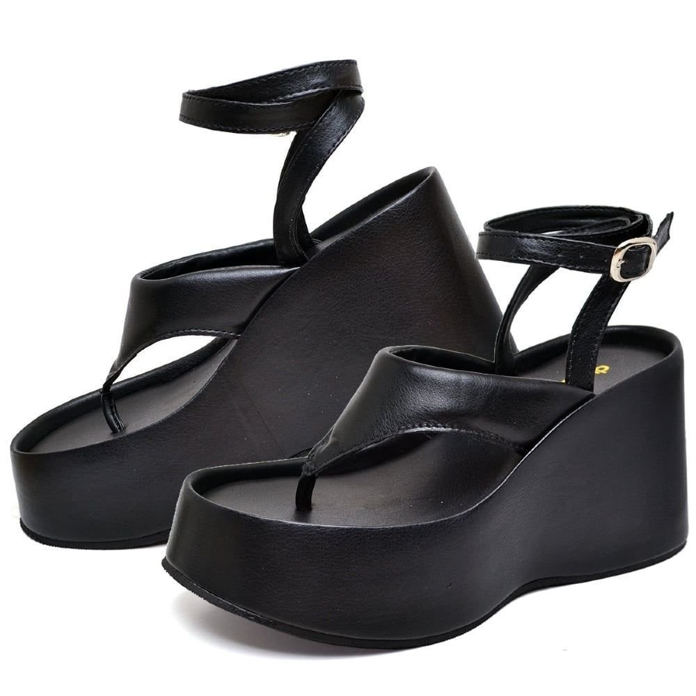 Tamanco Sandália Plataforma Feminino DUBUY 2104FG 2