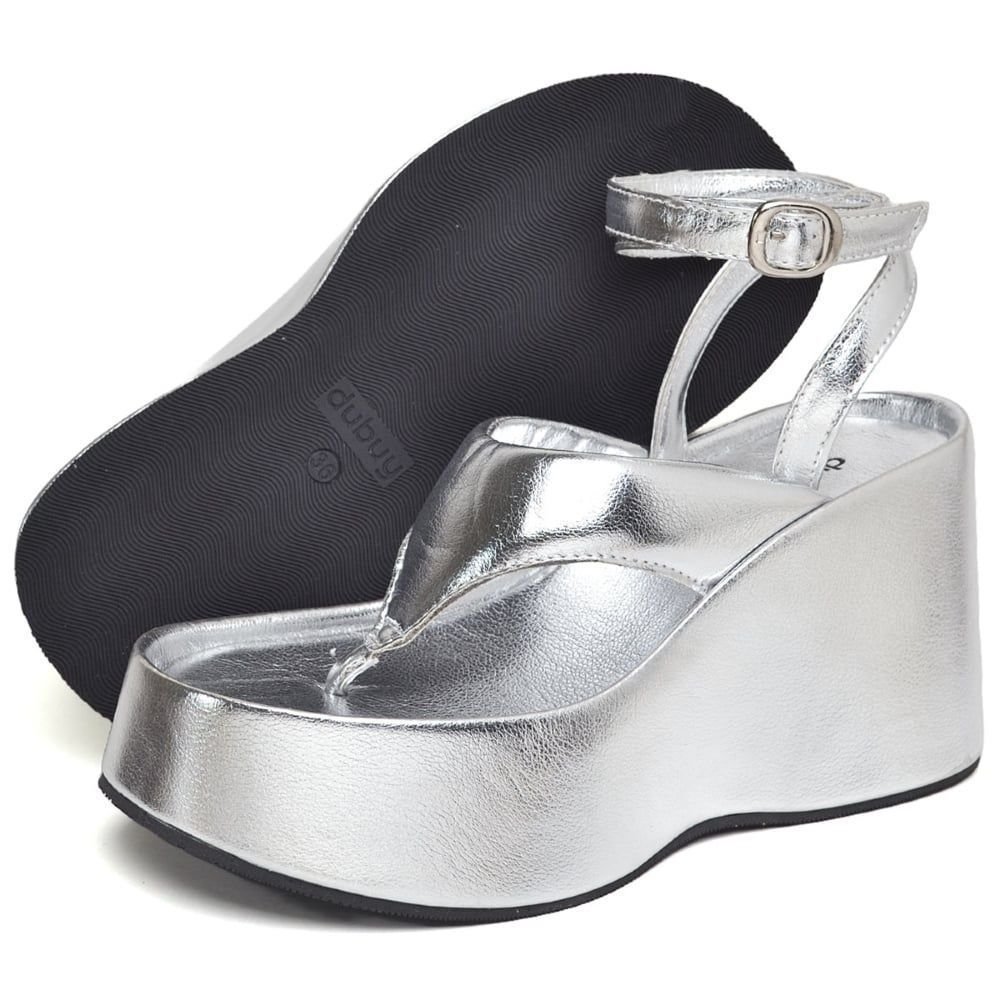 Tamanco Sandália Plataforma Feminino DUBUY 2104FG 5