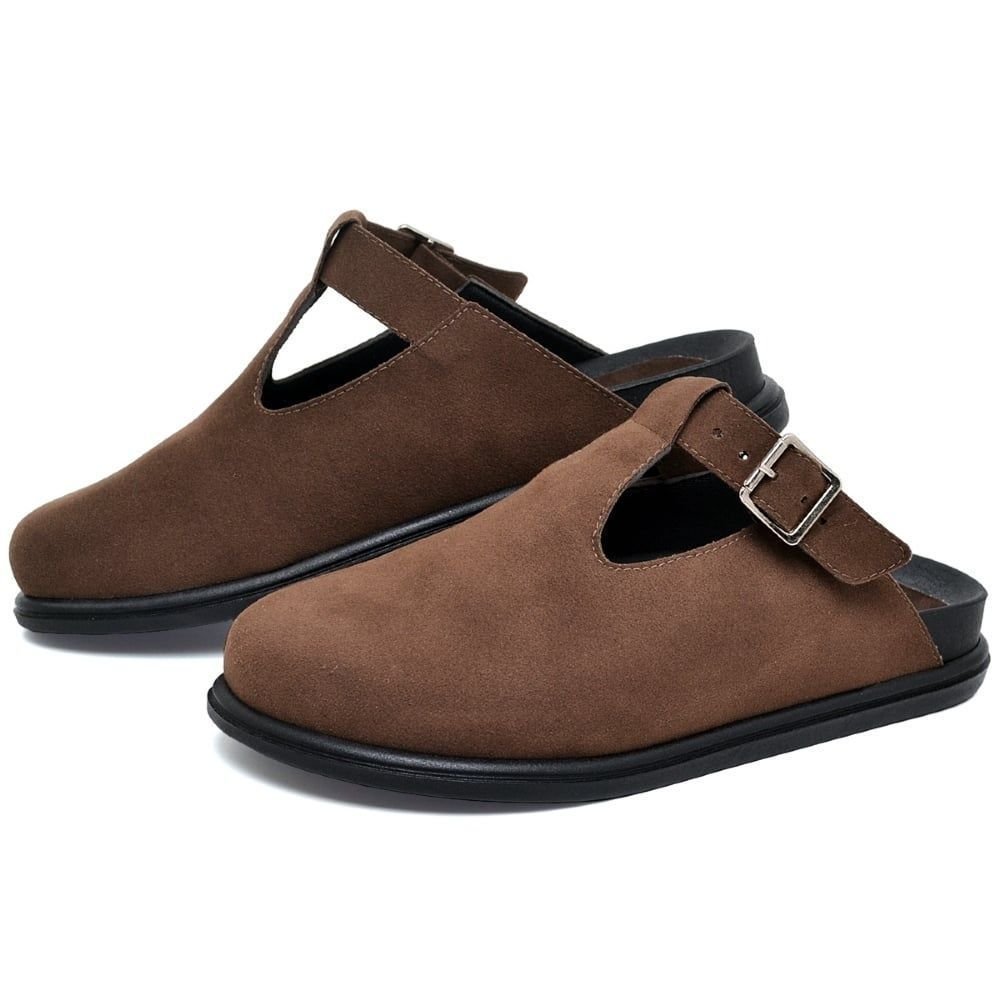 Sapato Mule Clog Feminino DUBUY 1902FG Marrom Escuro 2