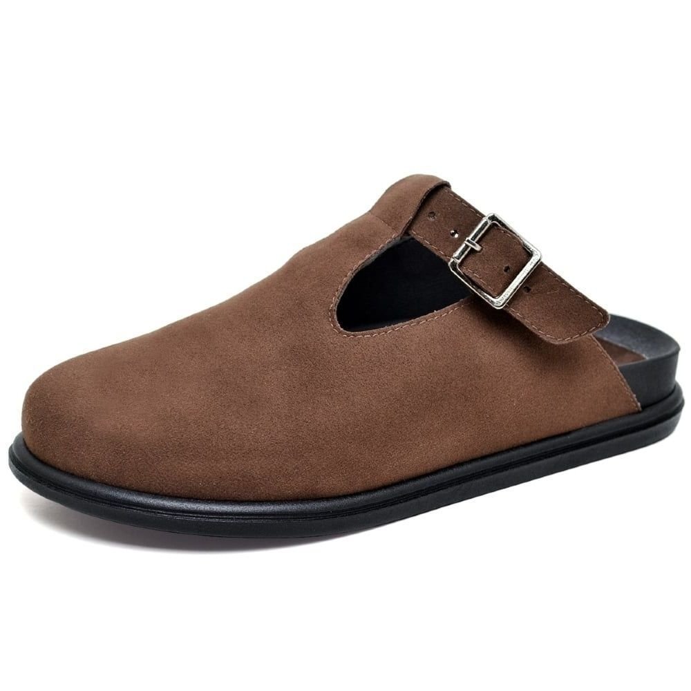 Sapato Mule Clog Feminino DUBUY 1902FG Marrom Escuro 3