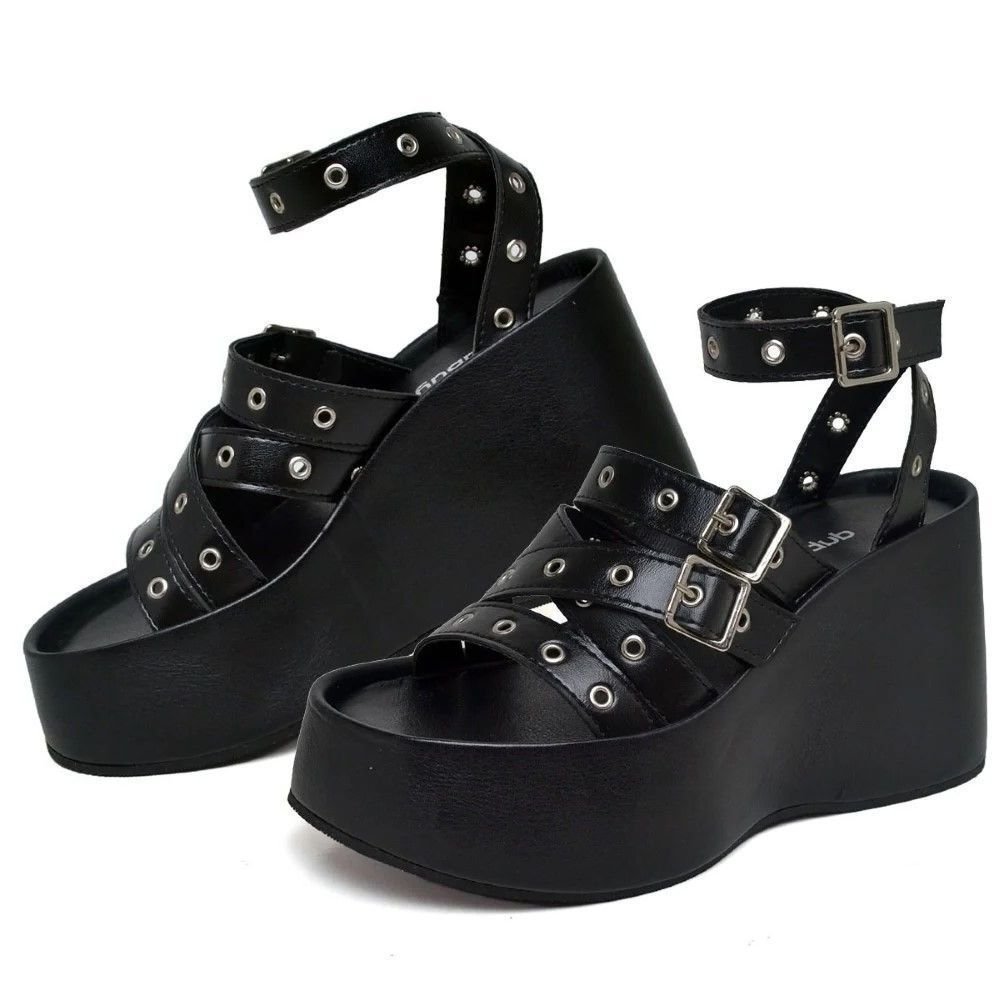 Tamanco Sandália Plataforma Feminino DUBUY 2102FG 2