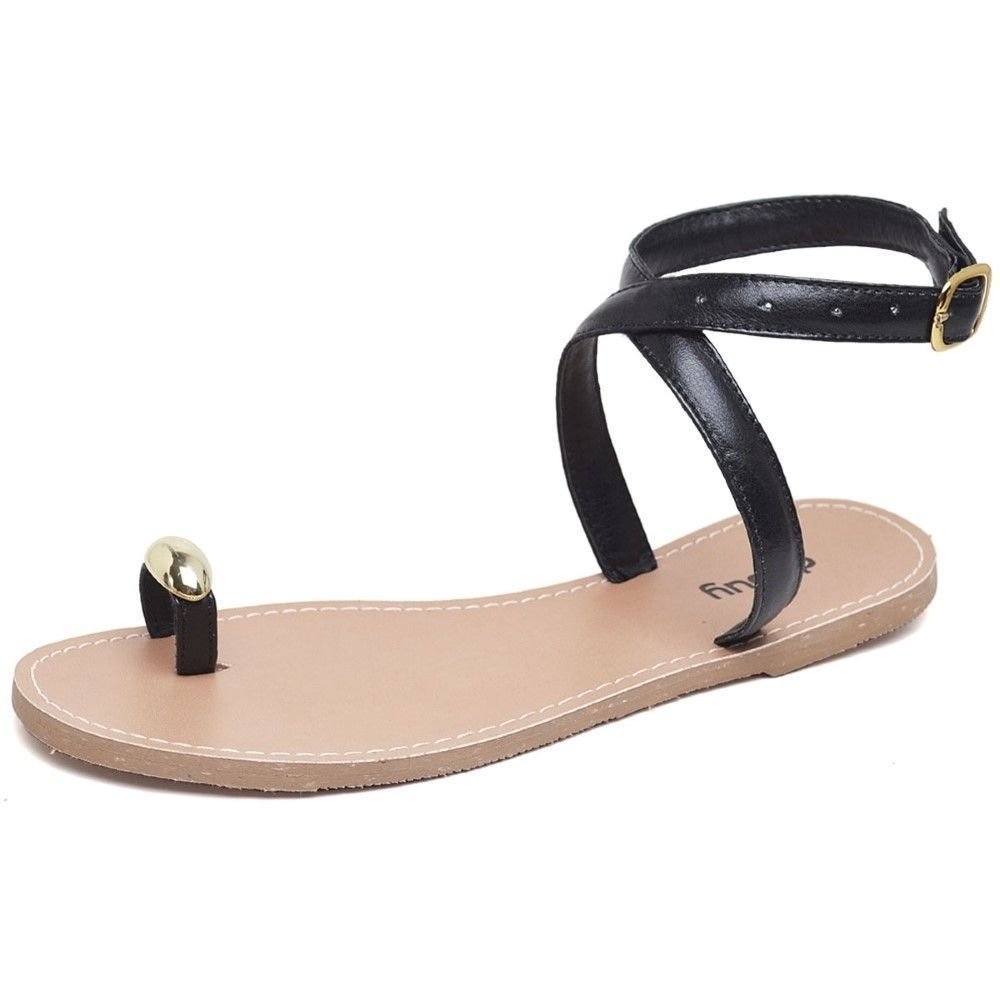 Rasteira Feminina DUBUY 2034FG Preto 3