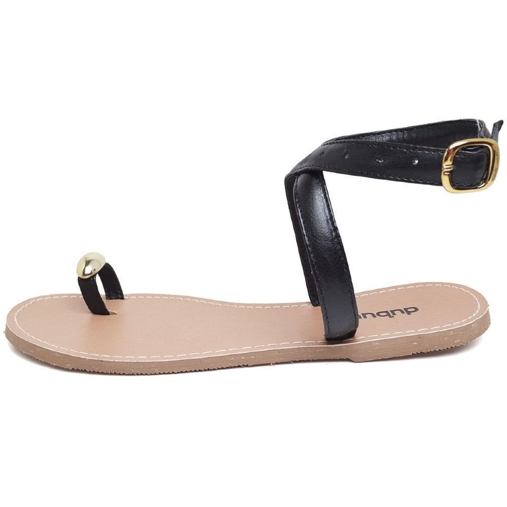 Rasteira Feminina DUBUY 2034FG Preto 4
