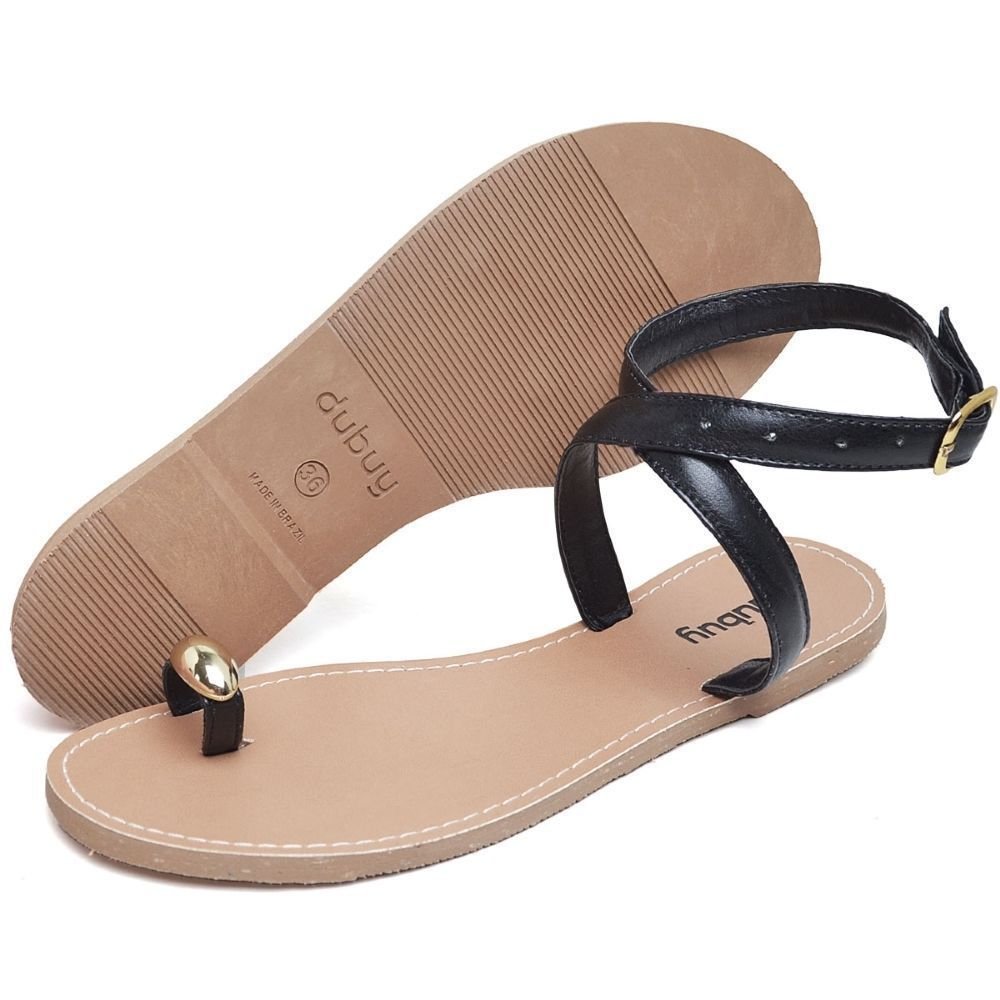 Rasteira Feminina DUBUY 2034FG Preto 5